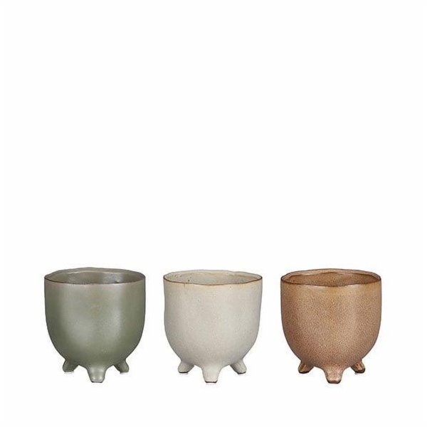 Květináč Mica 1103756, keramika, O 10,5 cm, různé barvy