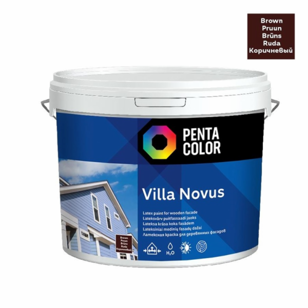 Fasádní barva Pentacolor Villa Novus, hnědá, 3l