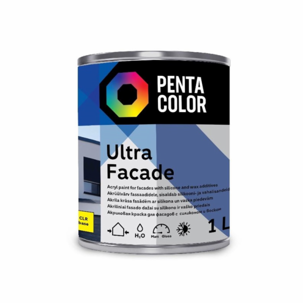 Základ fasádní barvy Pentacolor Ultra Facade, 1l