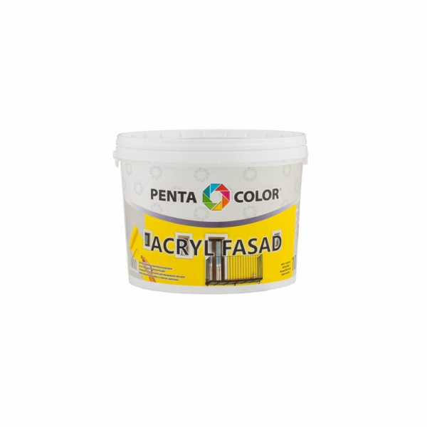Fasádní barva Pentacolor Acryl Fasad, bílá, 10l