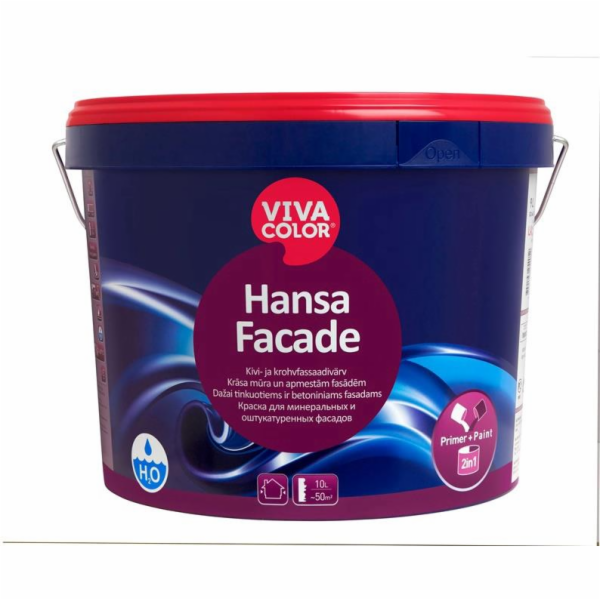 BARVA "HANSA FASÁDA LA" NA OMÍTKU A FASÁDU ZDIVA; 9 l