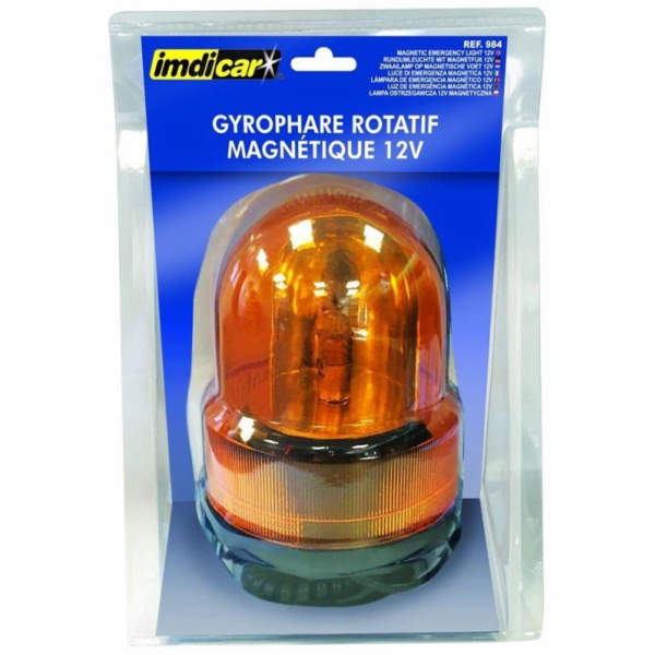 Maják do auta, oranžový, 12V