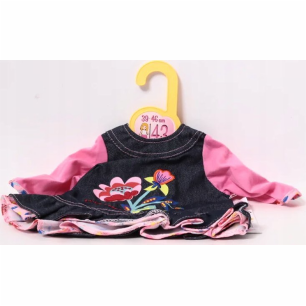 Zapf Džínové šaty Dolly Moda pro panenku Baby Born 43 cm