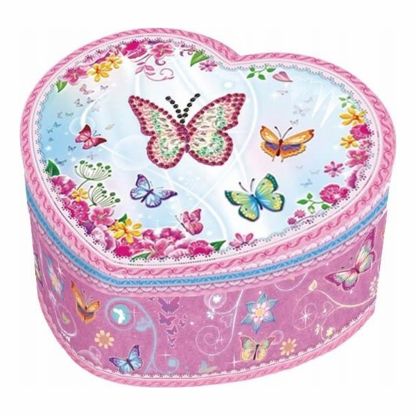 Pulio Hudební skříňka Pecoware srdce - Motýli 2