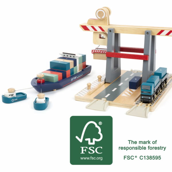 small foot Lodní depo s příslušenstvím