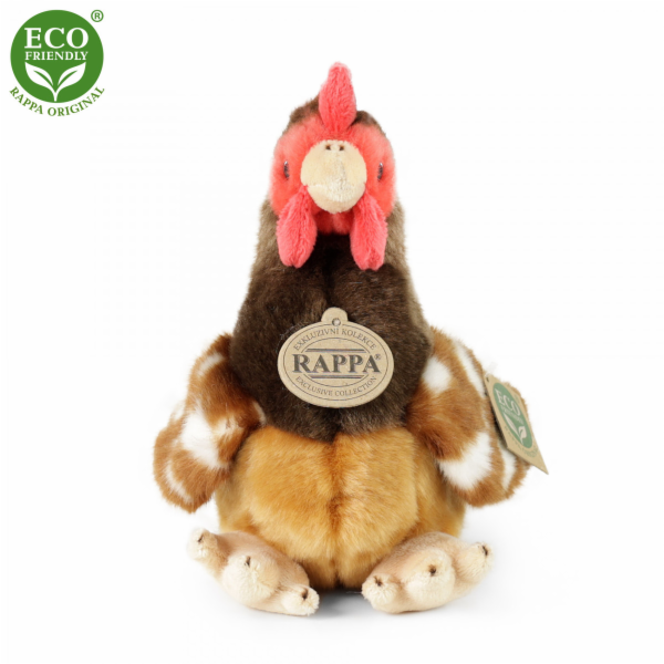 Rappa Plyšová slepice 18 cm ECO-FRIENDLY