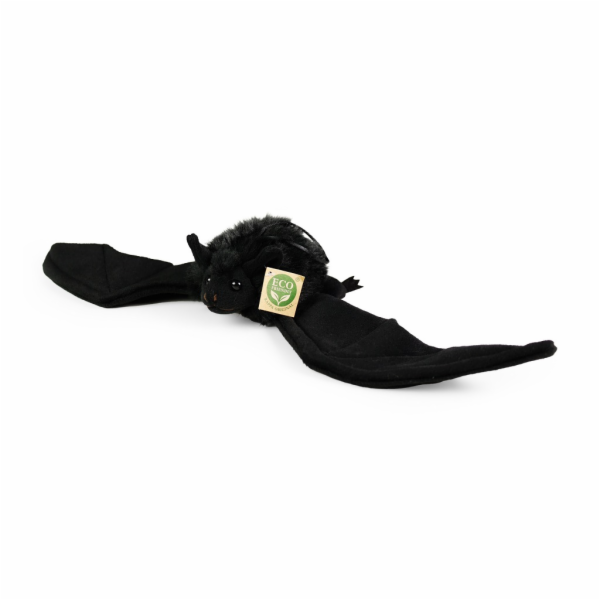 Rappa Plyšový netopýr černý 16 cm ECO-FRIENDLY