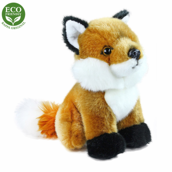 Rappa Plyšová liška sedící 18 cm ECO-FRIENDLY