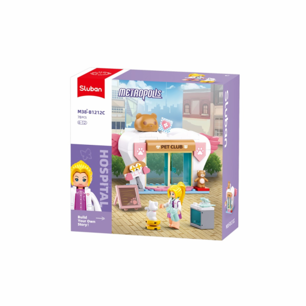 Sluban Metropolis M38-B1212C Ošetřovna pro domácí mazlíčky