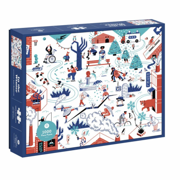 Chronicle Books Puzzle V zimě 1000 dílků