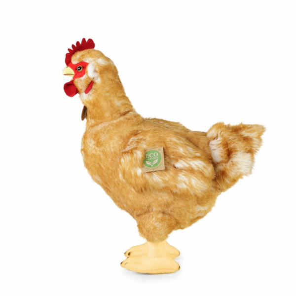 Rappa Plyšová slepice stojící 33 cm s vejcem ECO-FRIENDLY
