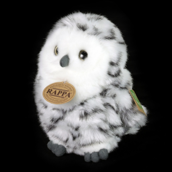 Rappa Plyšová sova žíhaná 17 cm ECO-FRIENDLY