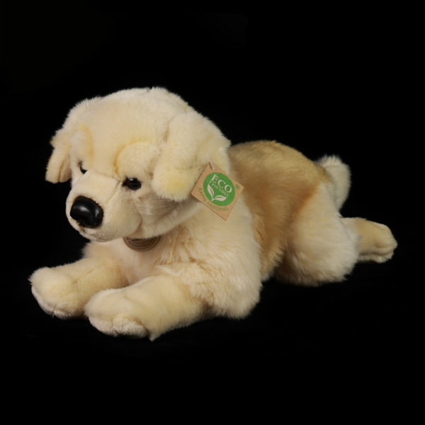 Rappa Plyšový pes zlatý retrívr ležící 39 cm ECO-FRIENDLY