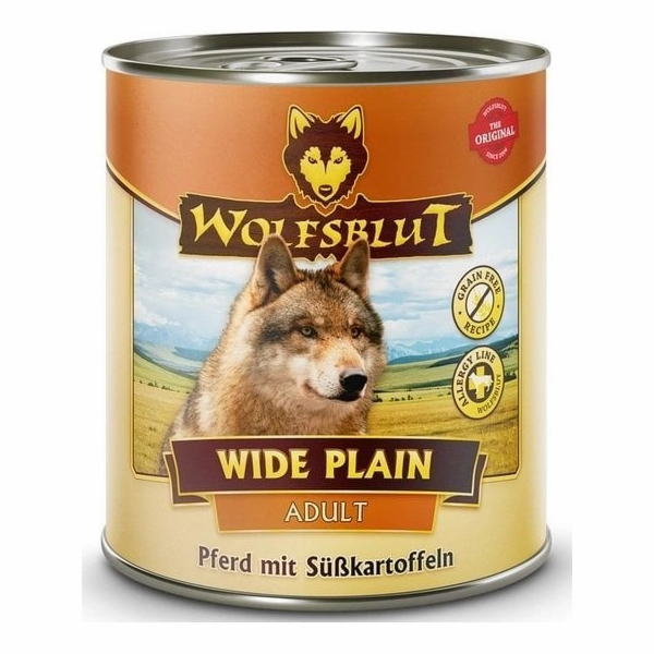 WOLFSBLUT Wide Plain Horse meat with sweet potatoes - vlh...