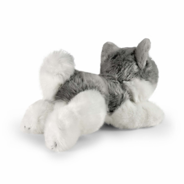 Rappa Plyšový pes husky ležící 20 cm ECO-FRIENDLY