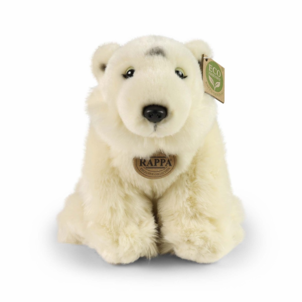 Rappa Plyšový medvěd lední 30 cm ECO-FRIENDLY