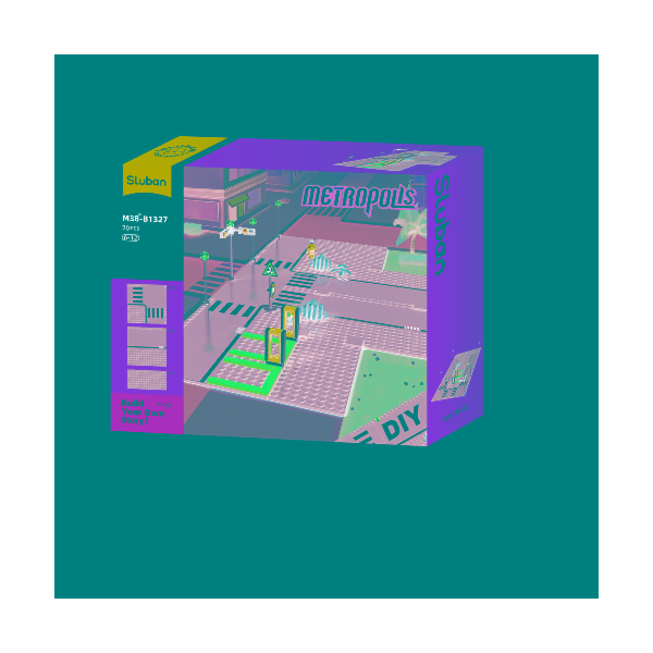 Sluban Metropolis M38-B1327 Základní desky - silnice