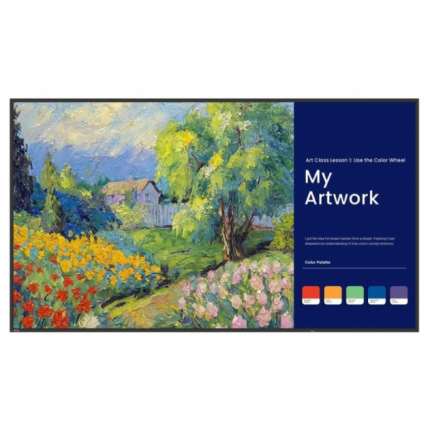 BENQ SL6504, LED Panel 65" dotykový 4K UHD