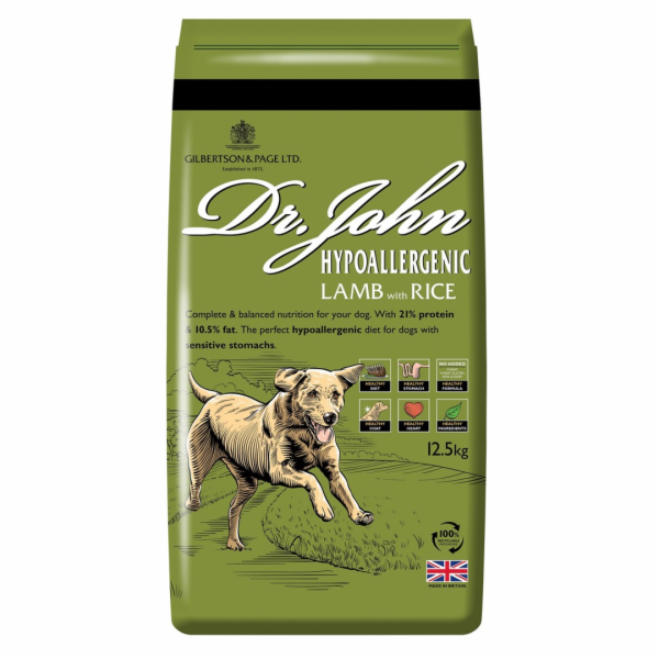 DR JOHN Hypoallergenic lamb with rice - suché krmivo pro ...