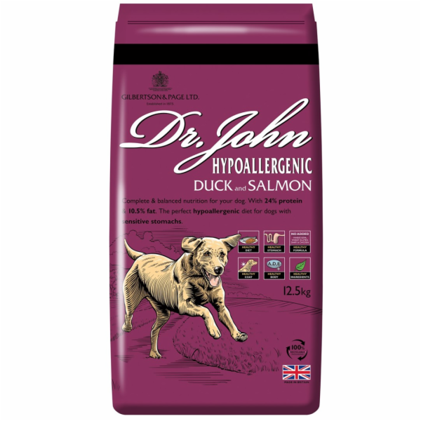 DR JOHN Hypoallergenic Duck with salmon - suché krmivo pr...