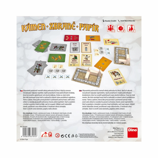 Dino Hra Kámen, zbraně, papír II
