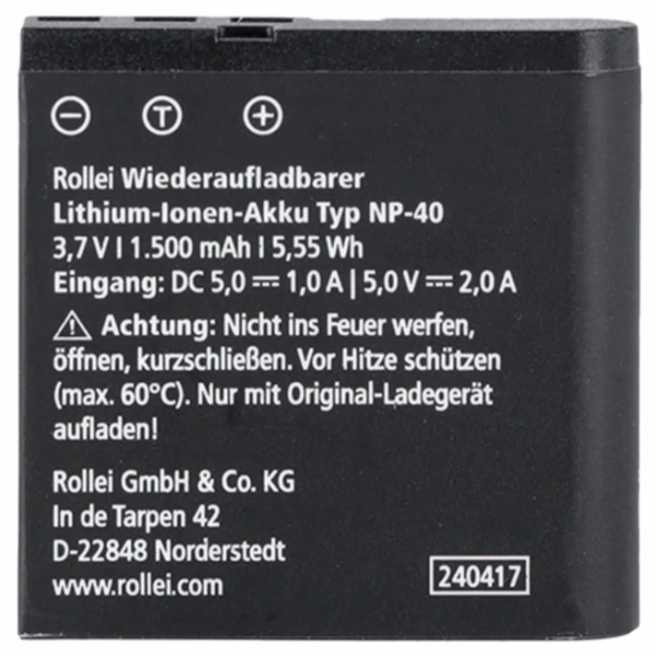 Rollei náhradní baterie pro fotoaparát Powerflex 10X Retr...