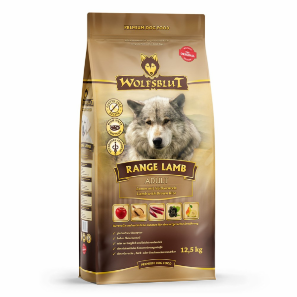 WOLFSBLUT Range Lamb Lamb with rice - suché krmivo pro ps...