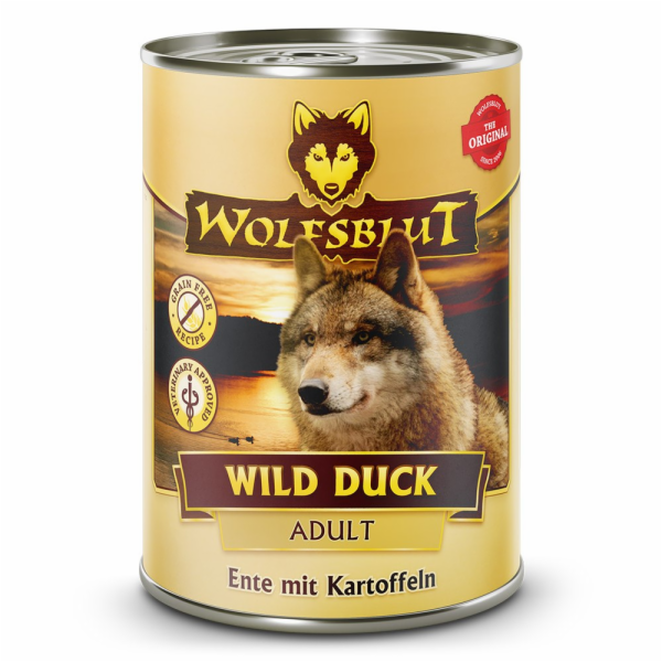 WOLFSBLUT Wild Duck Duck with potatoes - vlhké krmivo pro...
