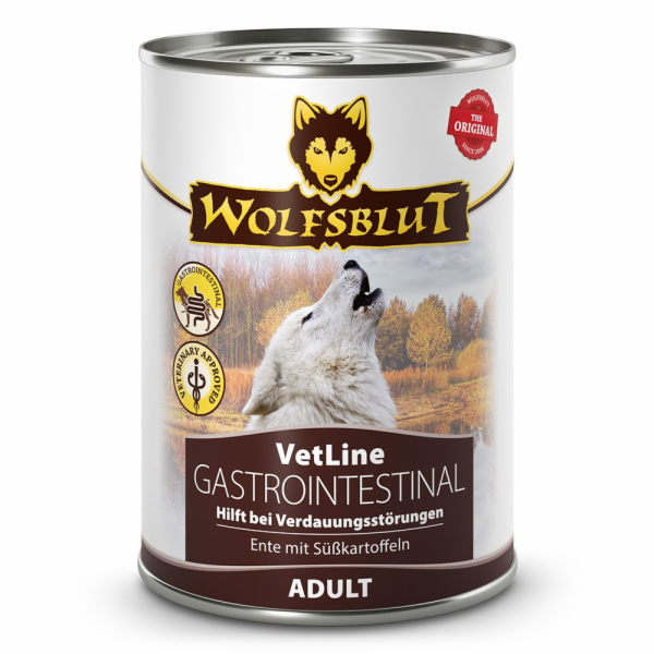 WOLFSBLUT VetLine Gastrointestinal Duck - vlhké krmivo pr...