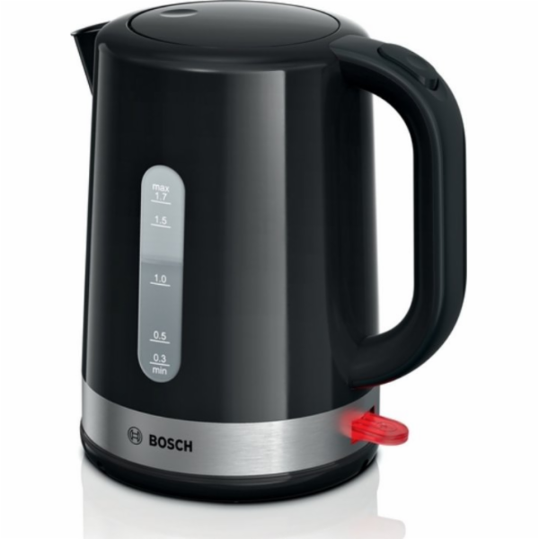 Rychlovarná konvice Bosch TWK6A513 1,7 l 2200 W černá Nerez