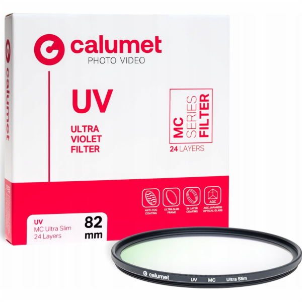 Calumet Filtr UV filtr Calumet MC 82 mm ultra tenký 24 vr...