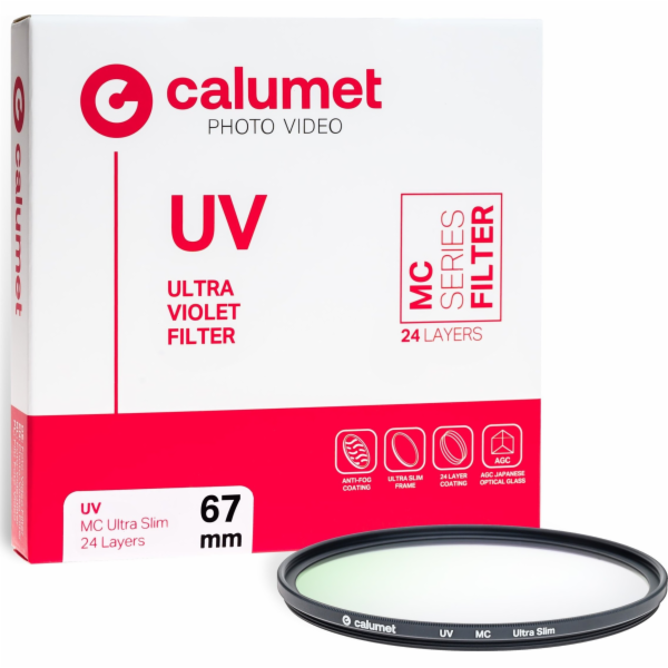 Calumet Filtr UV filtr Calumet MC 67 mm ultra tenký 24 vr...