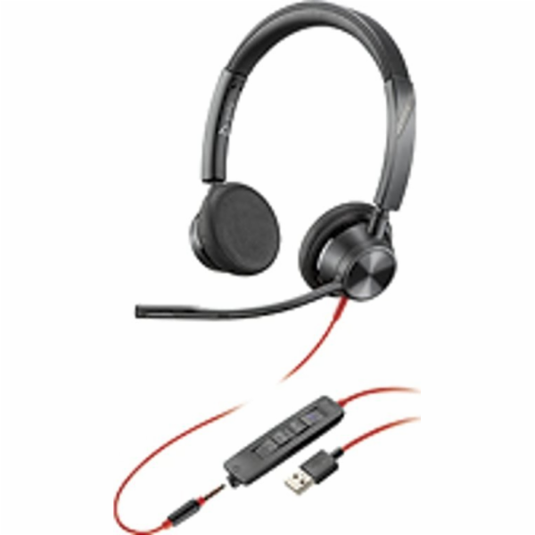 Sluchátka Poly POLY Blackwire 3320 Headset Kabelová sluch...