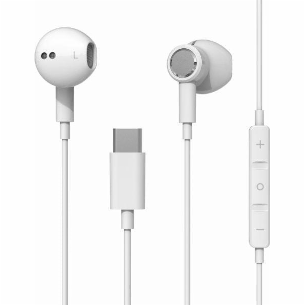 Beline Beline In-Ear Sluchátka USB-C SK194 Bílá