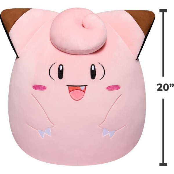 Jazwares SQUISHMALLOWS POKEMON plyšový Clefairy, 50 cm