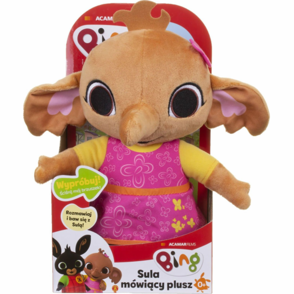 Golden Bear Plyšový maskot slona Binga Zlatý medvěd mluví...