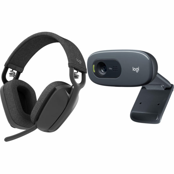 Logitech Sluchátka Zone Vibe 100 (981-001213) + C270 (960...