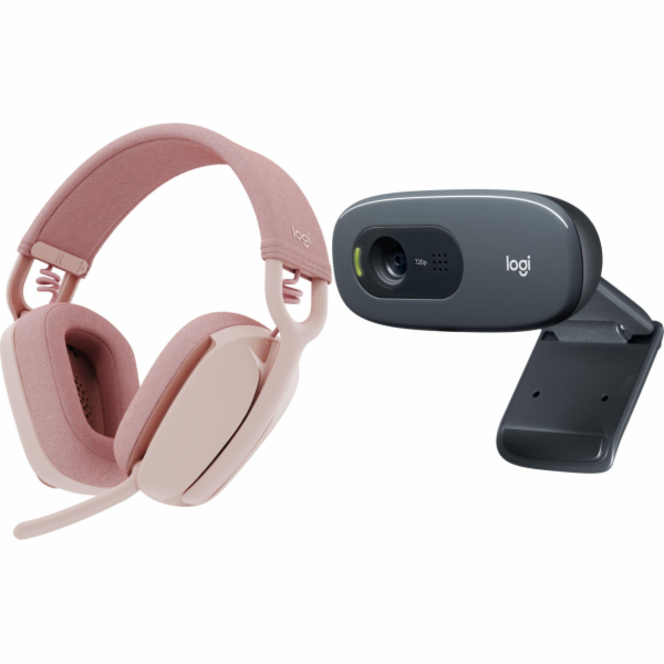 Logitech Sluchátka Zone Vibe 100 (981-001224) + C270 (960...