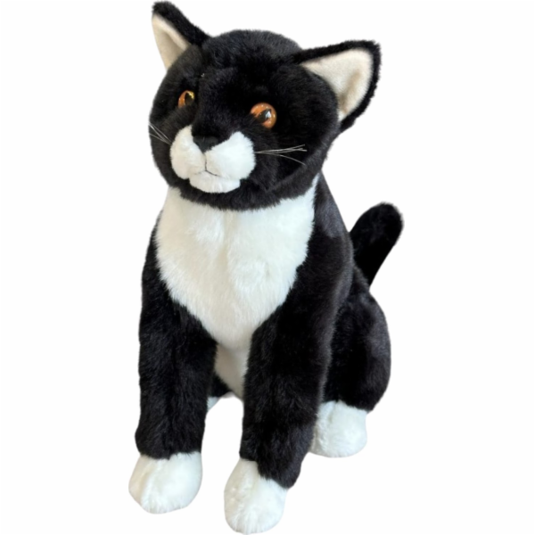 Dubi Plyšový medvídek Maskot, černý, sedící, 28 cm, mazli...