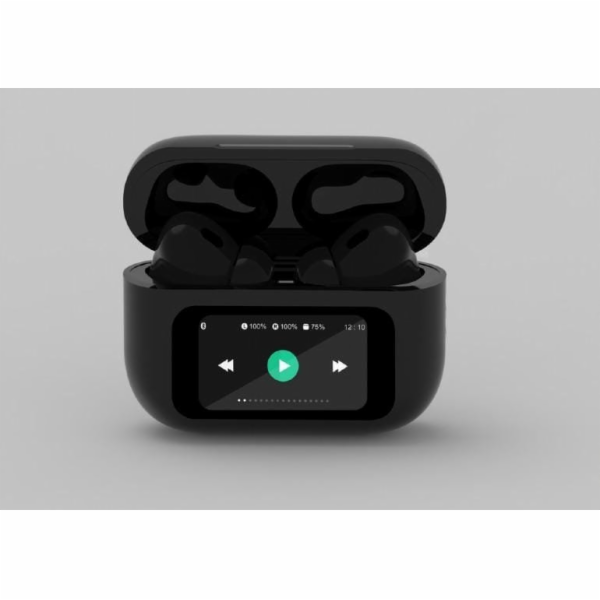 Gembird Sluchátka do uší TWS-LCD-ANC-01-BK s mikrofonem, ...