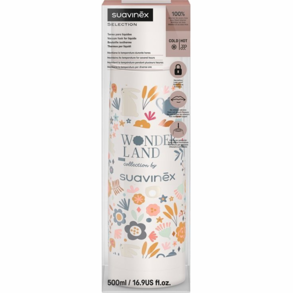 Cookini SUAVINEX - 402841-TERMOSKA NA NÁPOJE 500ML/BÉŽOVÁ...