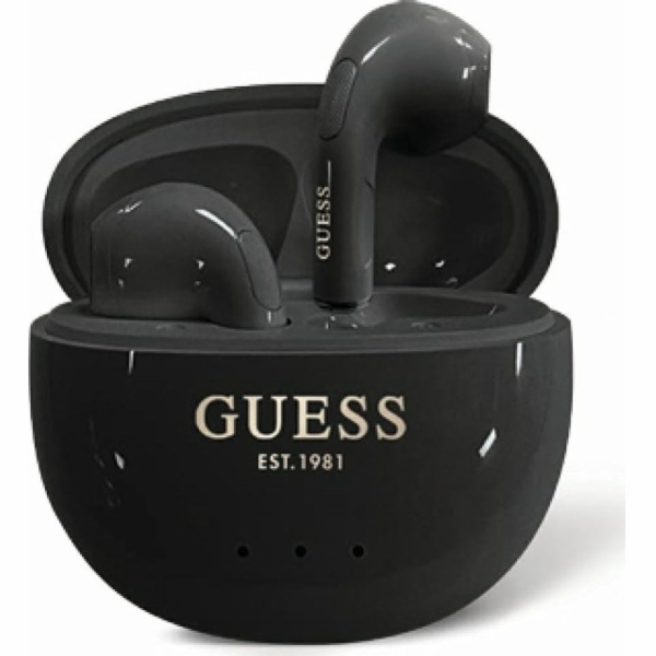 Guess Sluchátka Glossy Effect Egg Shape Printed Classic L...