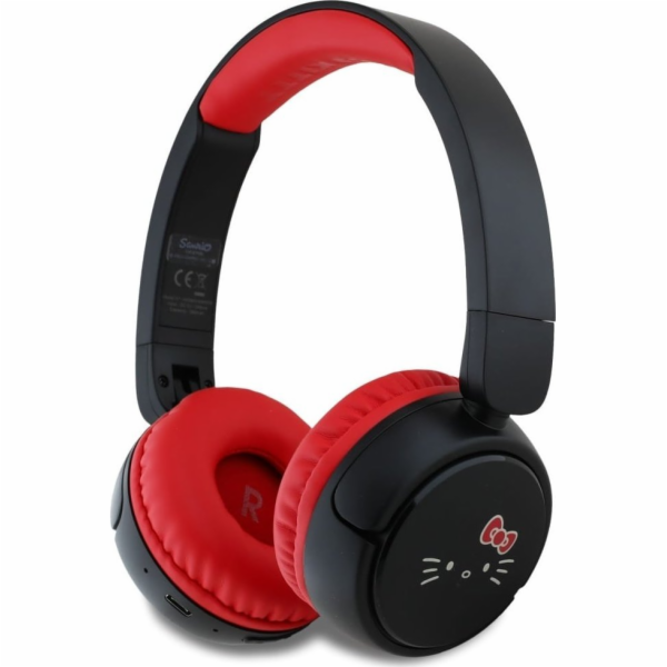 HelloKitty Bluetooth sluchátka s logem Hello Kitty, červená
