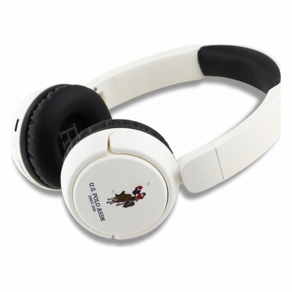 Sluchátka US Polo Bluetooth USHPV6PUNH Bílé DH barevné logo
