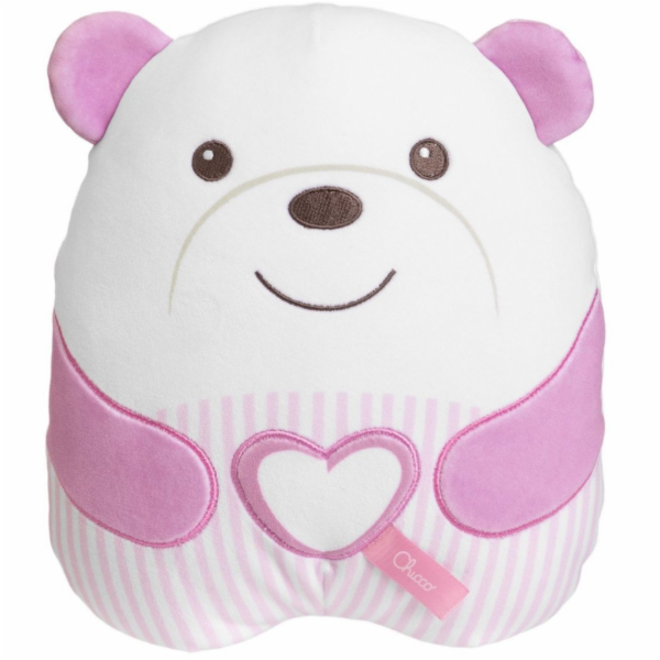 Chicco Plyšový medvídek s hudbou a světly, růžový