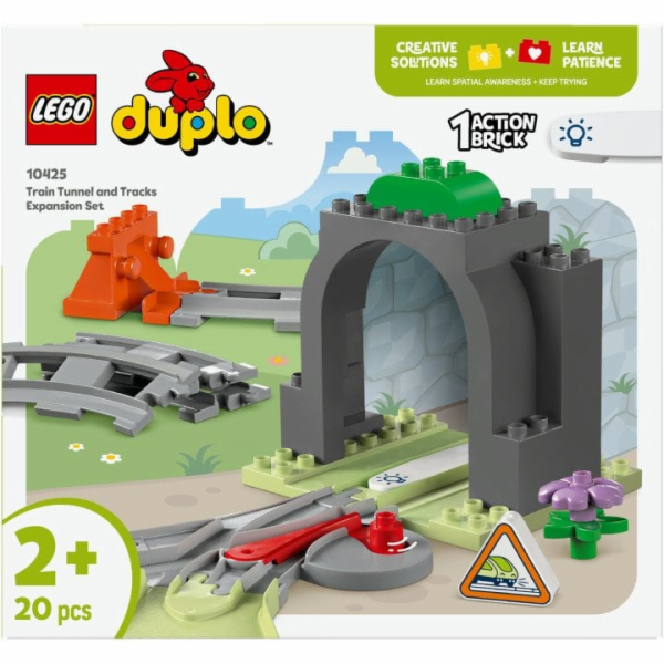 LEGO Duplo tunel a kolejnice – rozšiřující sada 3 kusů (1...