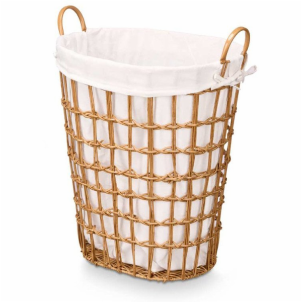 Kipit Koš na prádlo s látkovou vložkou a rukojeťmi, 58 cm