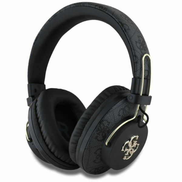 Guess Sluchátka Bluetooth ENC Metal 4G Logo černá
