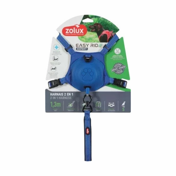 Zolux Postroj pro psy s automatickým vodítkem Easyride S ...