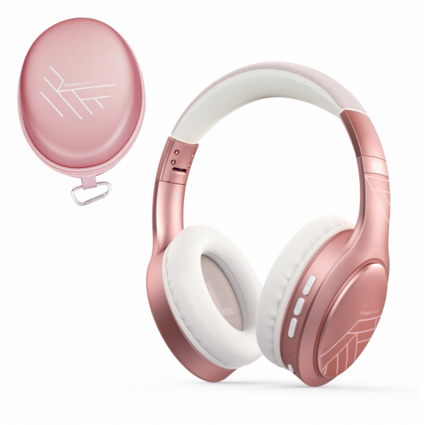 PowerLocus Bluetooth sluchátka P19 růžovo-zlatá
